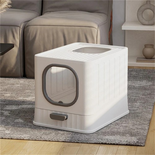 Spacious foldable cat litter - foldable,