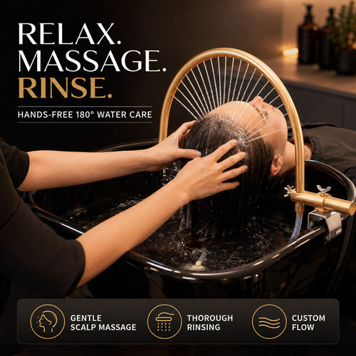 Water circulation head spa - water,