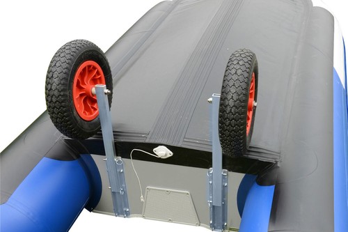 Boat launching wheels - , for