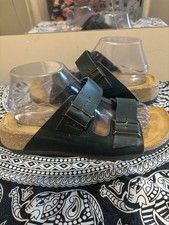 Fly London Dark Green Sandals