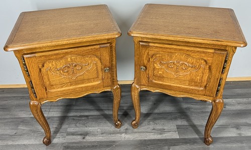 Pair bedside tables - ,