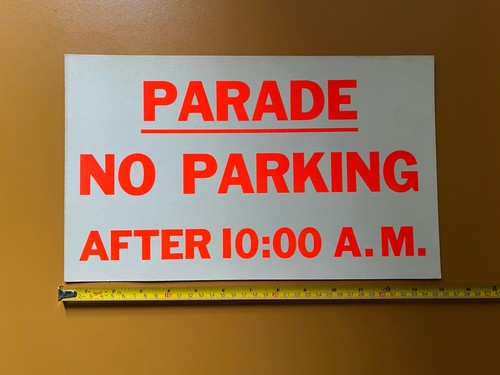 Vintage neon paper sign - vintage, parade