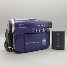 Sony Handycam DCR-DVD91E Handheld Mini DVD Camcorder Blue Tested