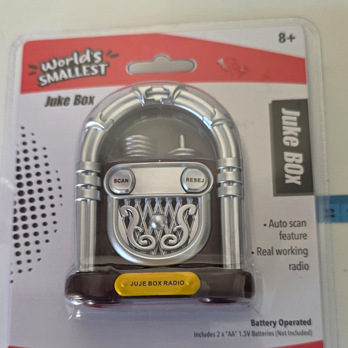 World smallest juke - box, fm