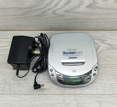 Sony discman cd - am/fm,