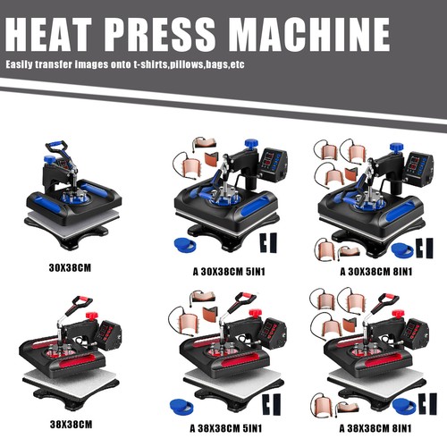 8in1 transfer press 5in1 - 8in1,