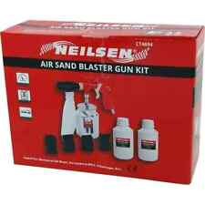 Air Sandblaster Gun Kit - Includes Blasting Sand Grit 60 and 4 Nozzles - CT4694