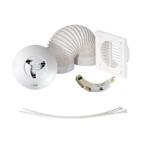 Airflow icon fan with kit - icon, t
