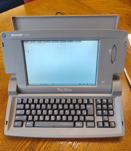 Sharp fw750 font writer - fw750,
