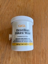 New GIGI Brazilian Hard Bikini WAX Microwave Pot- Intimate -NON Strip Formula