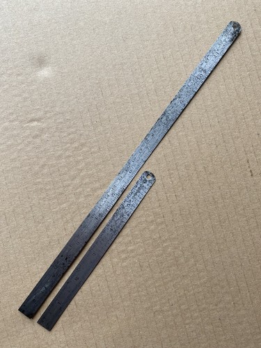 Vintage steel rules rabone - steel,