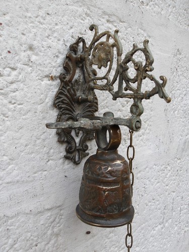 Vintage brass wall - brass, hanging