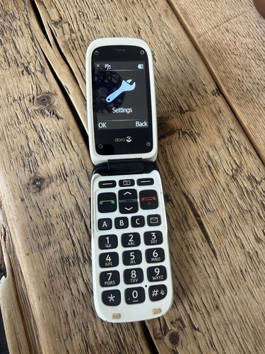 Doro old flip mobile phone - old,