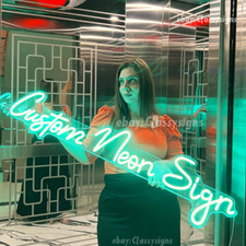 Custom LED Neon Sign Light Personalised LED Name Signs Bar Acrylic Lights Wall