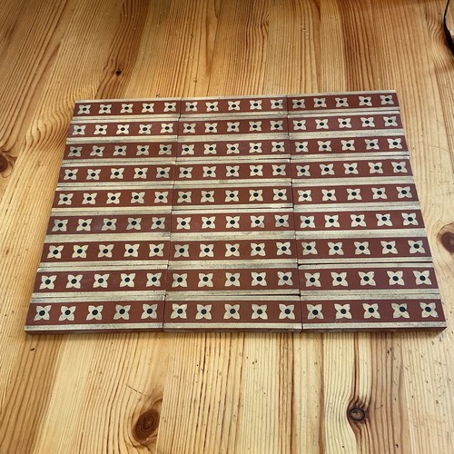 Vintage encaustic border - encaustic,