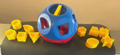 Vintage tupperware shape toy - tupperware,