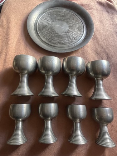 Selangor pewter goblets x - selangor,