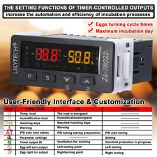ZL-7802D Automatic Incubator Temperature And Humidity Controller Digital BT5