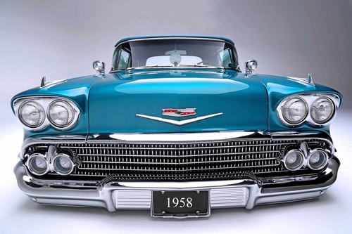 1958 impala low - low, front