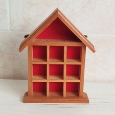 Vintage Wooden House Display