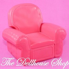 Fisher Price Loving Family Dollhouse Living Room Pink Recliner Sofa Armchair