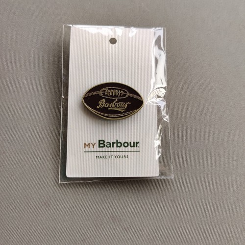 Barbour enamel lapel pin - barbour, ✔