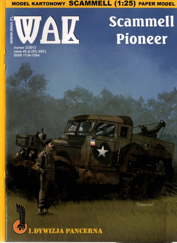 Card model kit scammell - model,