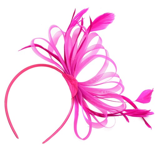 Large wedding fascinator - wedding,