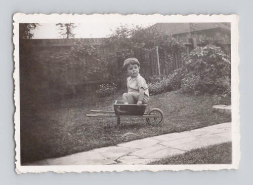 Old photo small boy - old,
