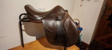 Harry Dabbs G.P. Saddle Medium Fitting,  17" Seat, Used On a 14:2 Connemara.