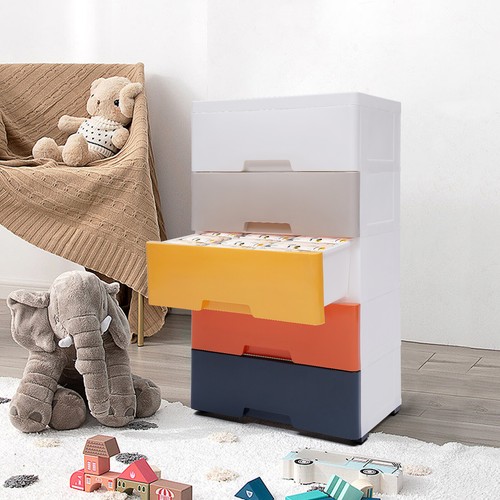 Plastic drawers dresser - plastic,