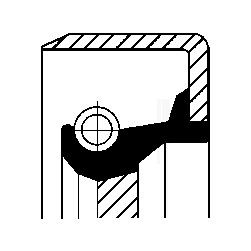 Manual transmission shaft seal - manual,