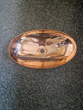 From The Anvil 47206 Smooth Copper Oval Sink