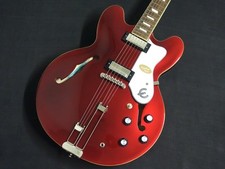 Epiphone Riviera Sparkling Burgundy with gig bag electric guitar