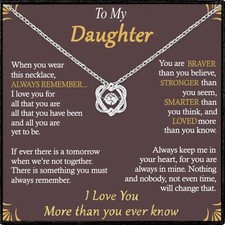 To My Daughter Love Knot