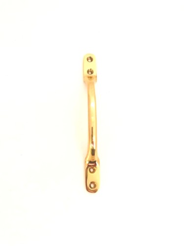 Polished brass sash window - brass,