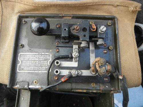 Antique morsecode unit box - morsecode, in