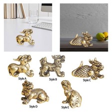 Antique Brass Kylin Statue