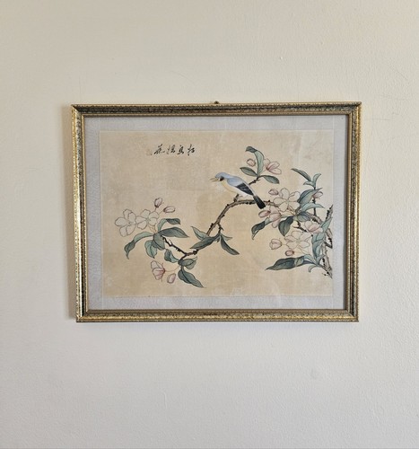 Vintage chinese silk - chinese, painting