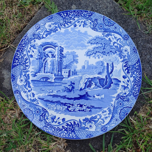Spode pottery china blue - spode,