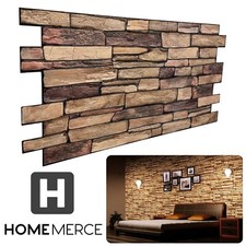 Panel Wall Natural Stone Slate PVC Cladding Tiles 3D Effect Wall Covering Panels