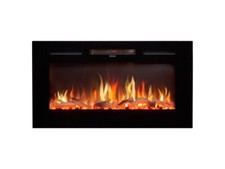 Adam Orlando Inset / Wall Mounted Electric Fire, 36 Inch 10334