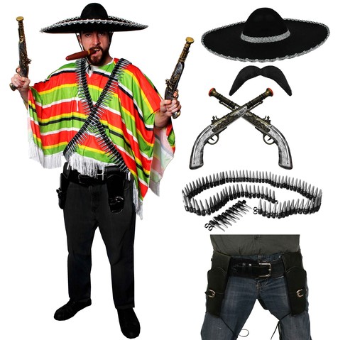 Mexican bandit costume - mexican,