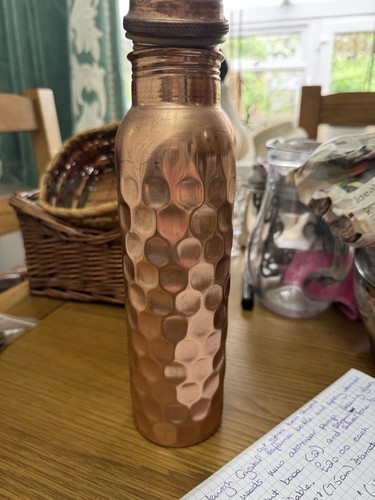 Copper water drinking - water, bottle
