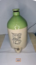 Vintage Coates of Somerset Cider Flagon 42cm High Green & White Collectible