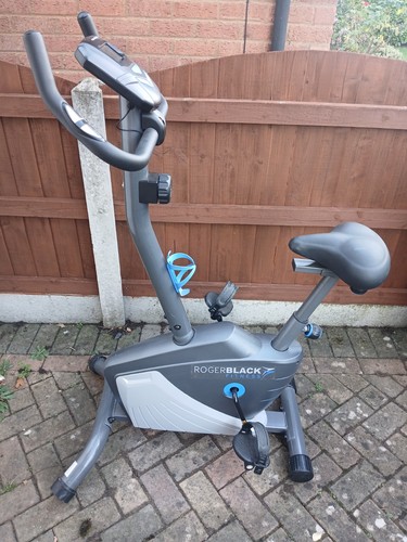 Roger black exercise bike - exercise,