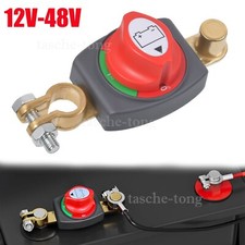 Car Battery Switch Isolator Terminal 12V-48V Quick Cut-off Disconnect Master