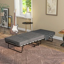 Folding Single Bed with 10cm