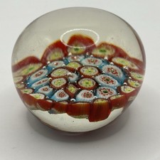 Glass Paperweight Millefiori