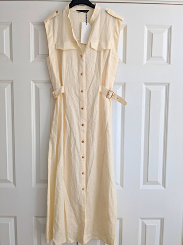 Bnwt small zara cream - small,